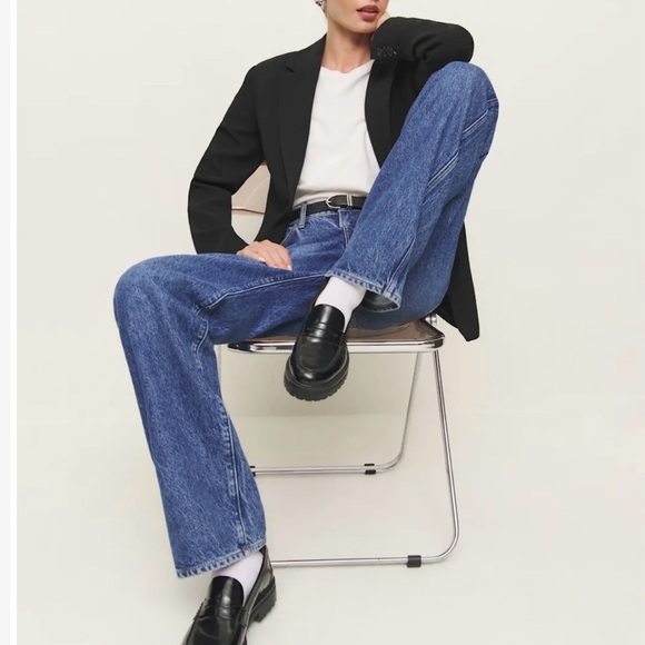 Reformation Glossy Black Loafers - Picture 4 of 5